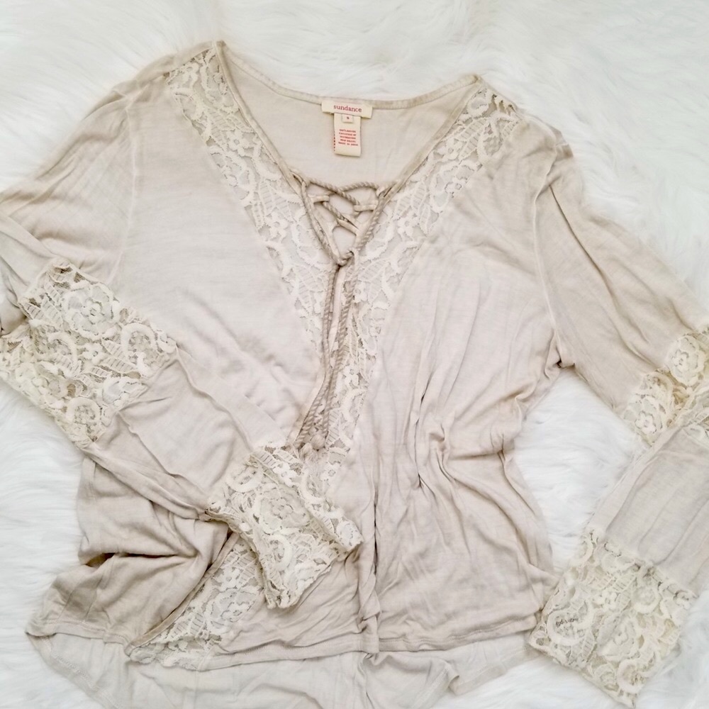 $5 FIRM SUNDANCE lace top